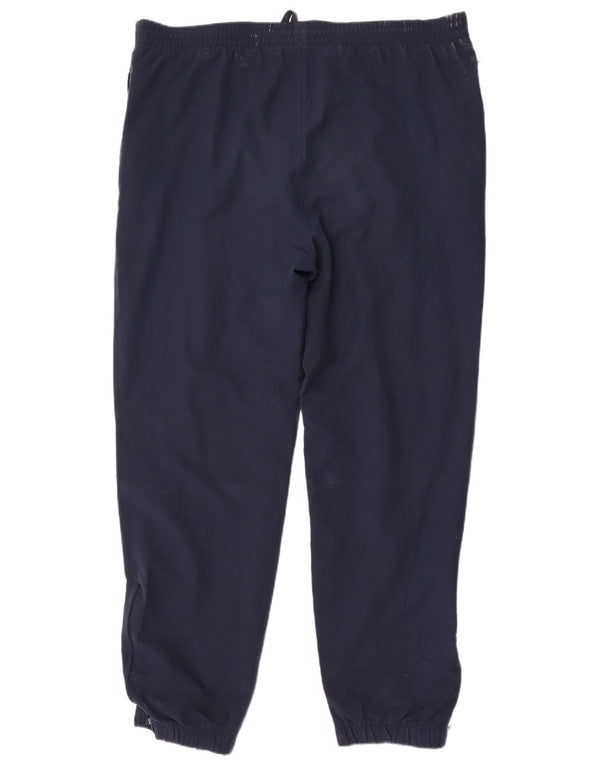 Calça de treino masculina Reebok Joggers grande azul marinho poliamida