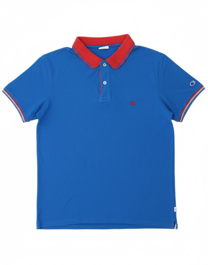 Camisa polo masculina CHAMPION grande azul