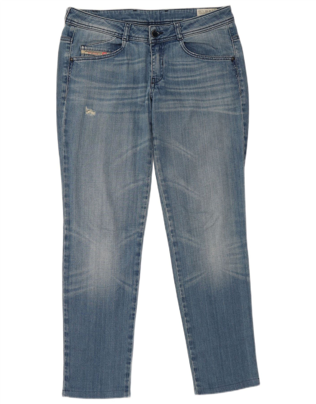 DIESEL Calça jeans feminina Clushy Slim W30 L29 algodão azul