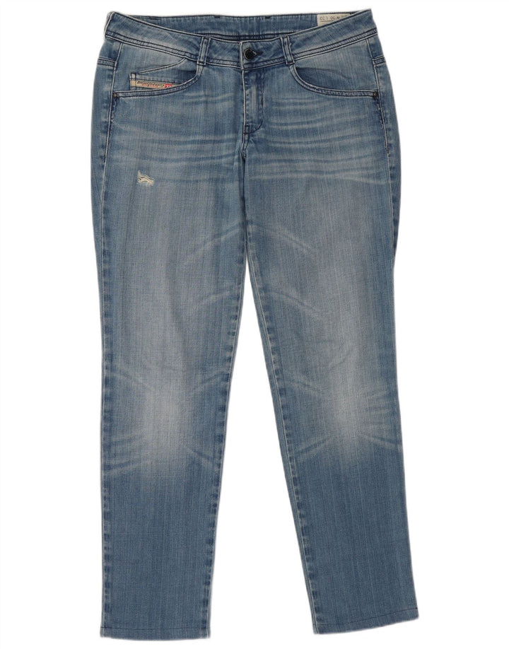 DIESEL Calça jeans feminina Clushy Slim W30 L29 algodão azul