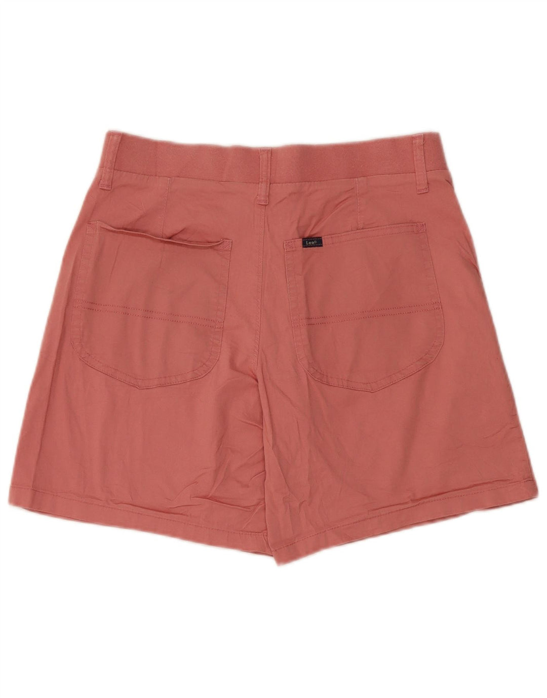 Shorts feminino Lee US 8 médio W30 algodão rosa