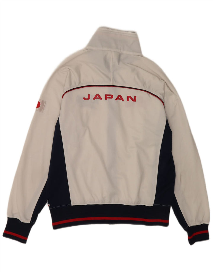 Jaqueta Asics Masculina Graphic Tracksuit Top Médio Branco Colorblock