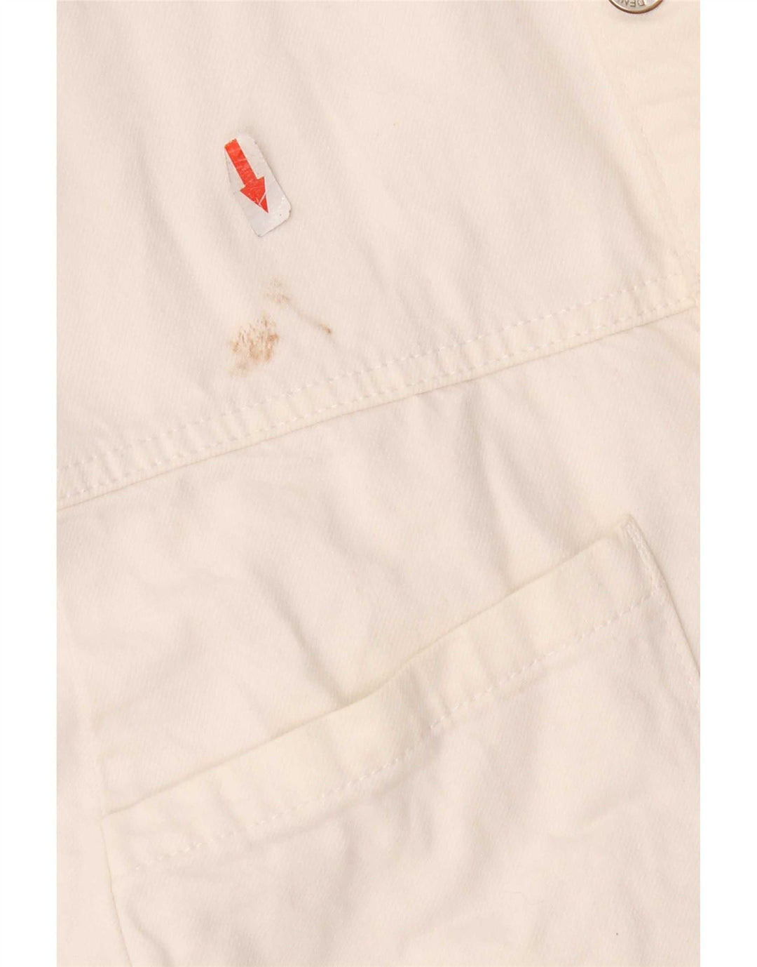 Macacão jeans feminino Zara 13-14 anos algodão branco