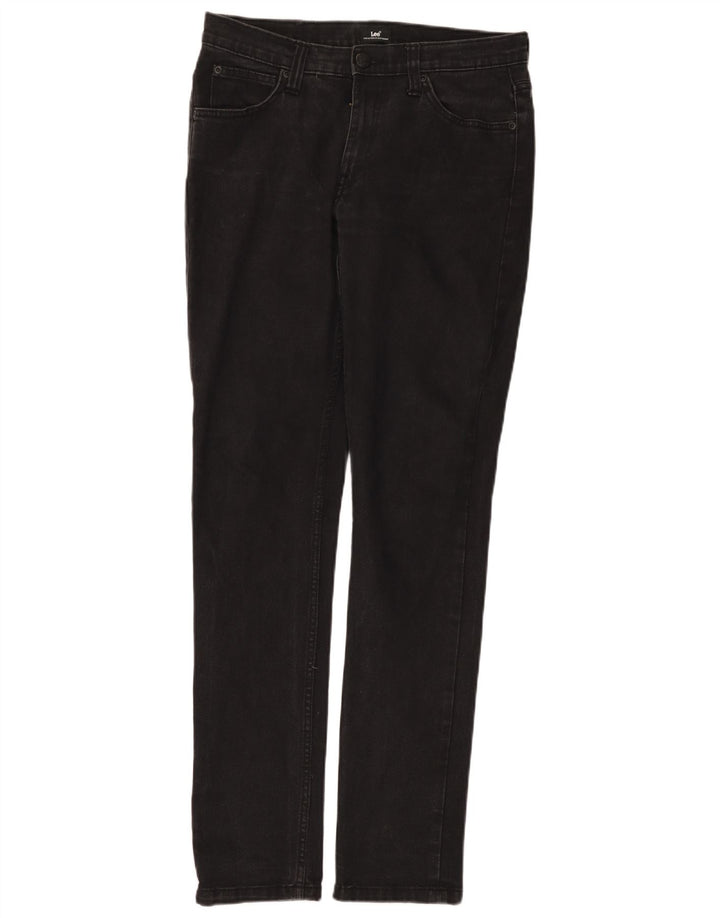 Lee Mens Jeans Slim W32 L33 Algodão Preto