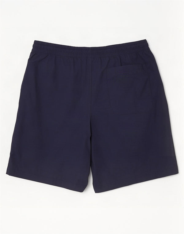 Shorts esportivos masculinos Reebok médio azul marinho poliamida