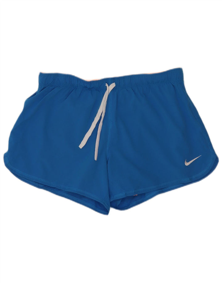 Nike Womens Skort Regular Sport Shorts UK 14 Médio Azul Poliéster Esportes