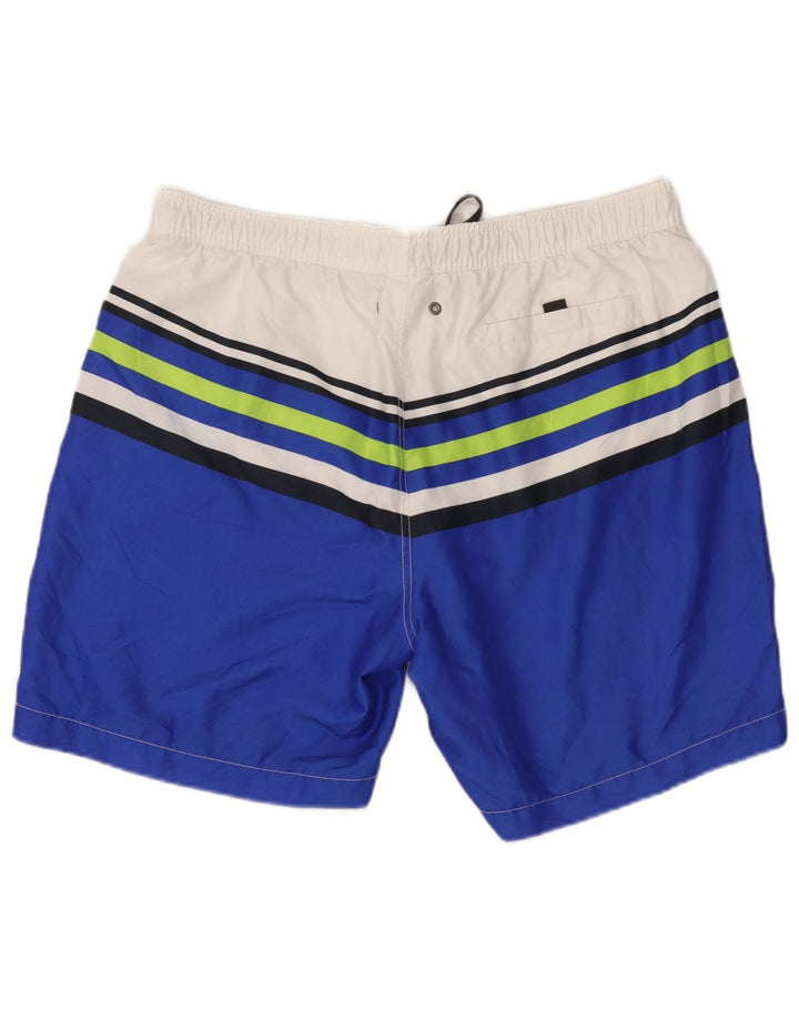 Shorts de natação masculino Calvin Klein XL azul colorblock poliéster