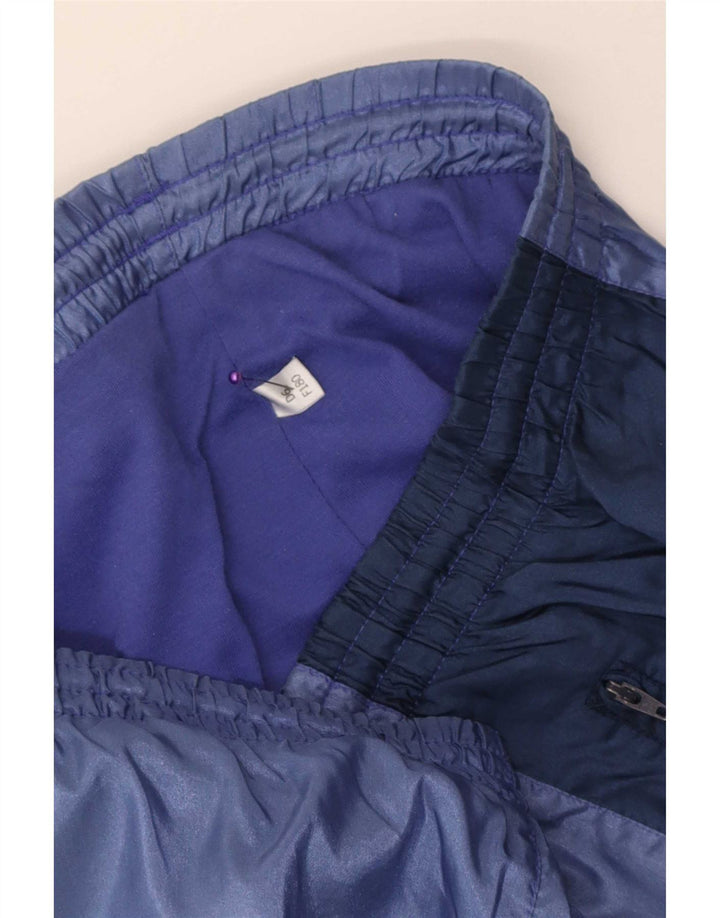 Calça de treino masculina Adidas Joggers grande bloco colorido azul