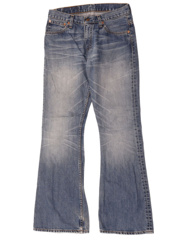 Calça jeans feminina Levi's 516 Bootcut W31 L34 azul algodão
