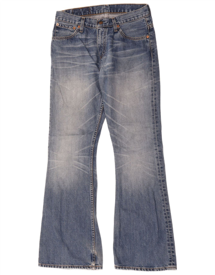 Calça jeans feminina Levi's 516 Bootcut W31 L34 azul algodão