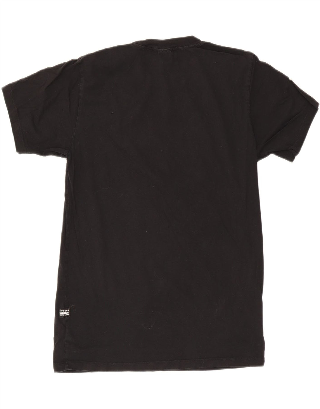 Camiseta gráfica masculina G-Star Top médio algodão preto