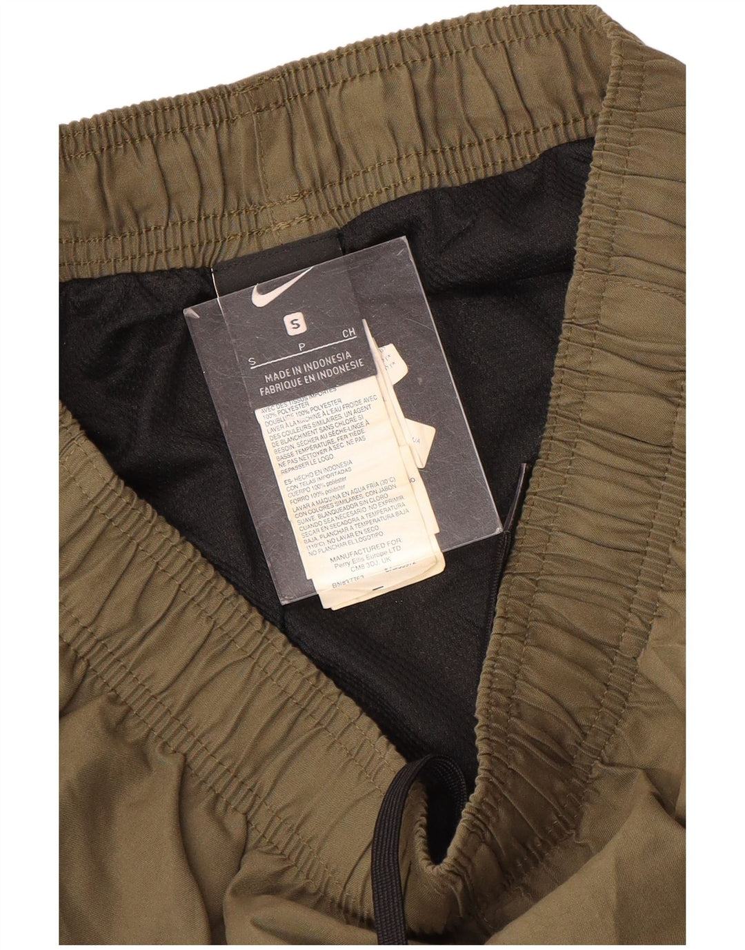 Nike Mens Sport Shorts Pequeno Poliéster Cáqui