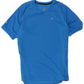 Nike Mens Dri Fit Camiseta Top Médio Azul Poliéster