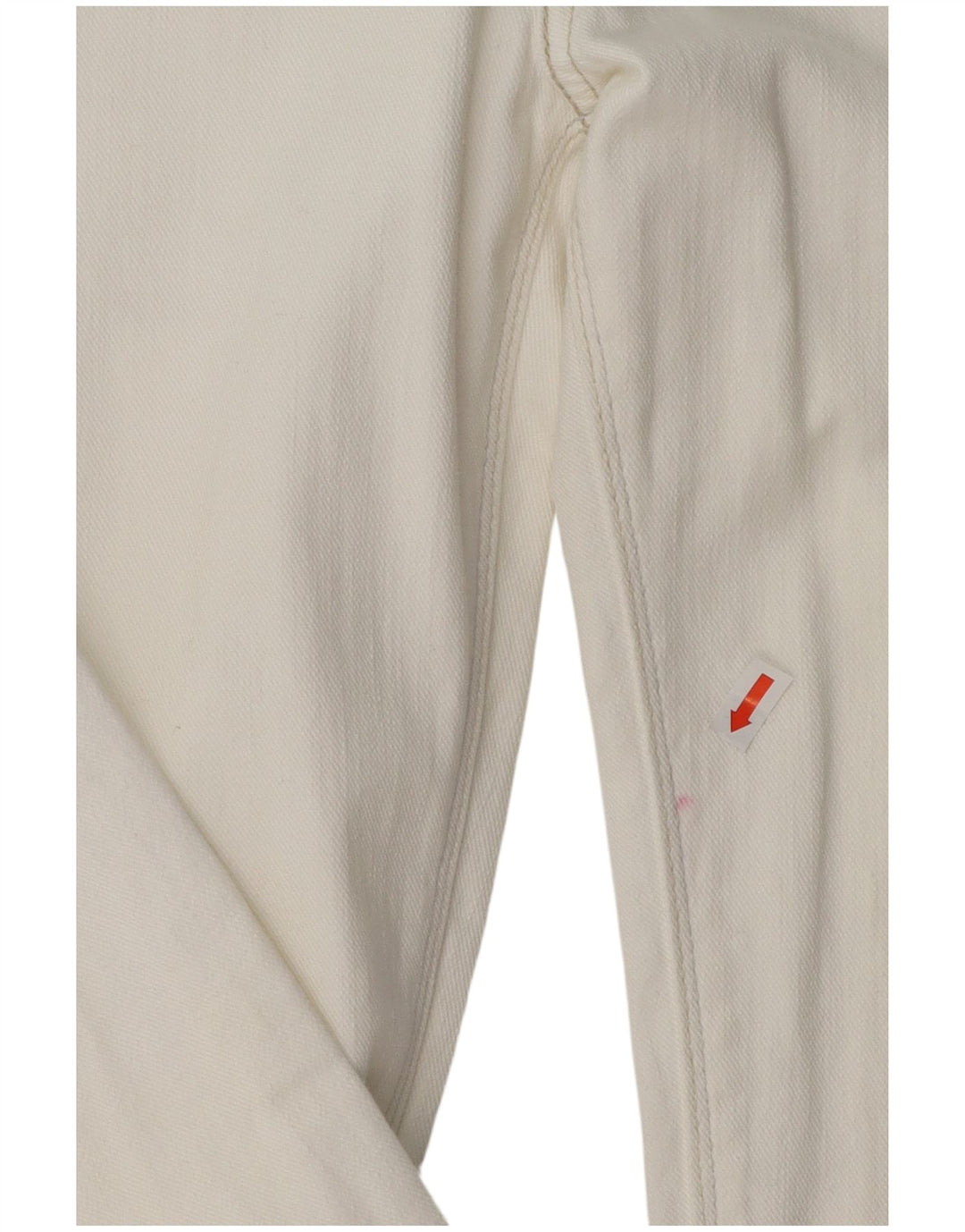 LEVI'S Feminino 571 Slim Jeans W26 L28 Algodão Branco