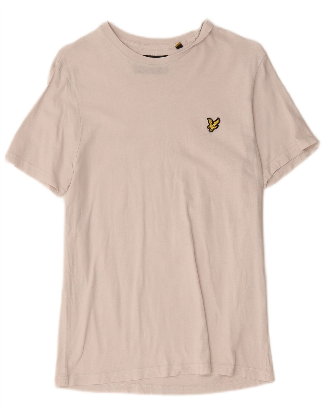 Camiseta masculina Lyle & Scott pequena de algodão branco