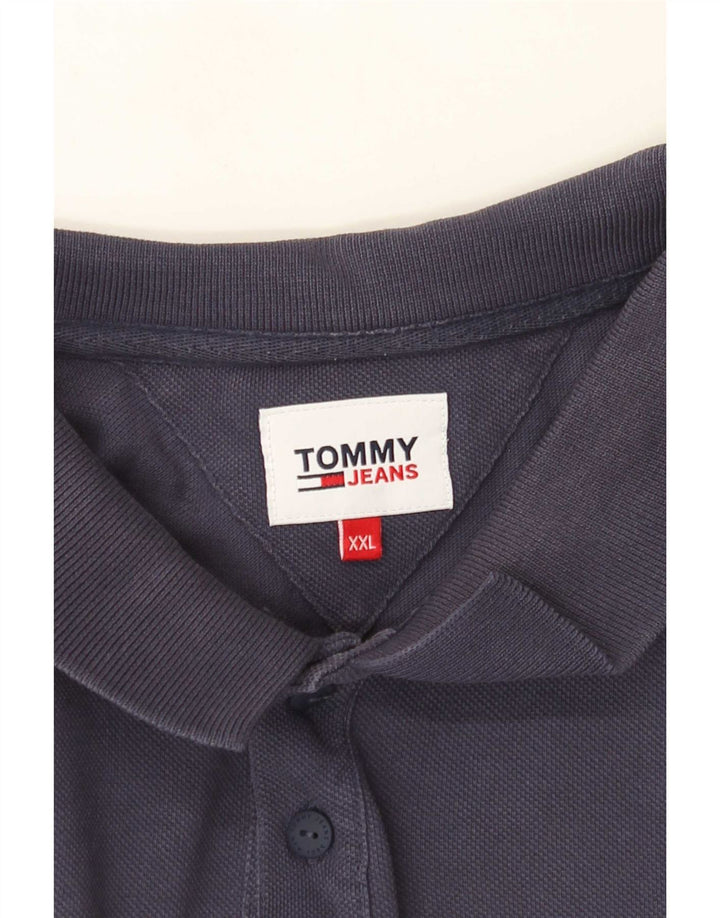 Camisa polo masculina Tommy Hilfiger 2XL azul marinho
