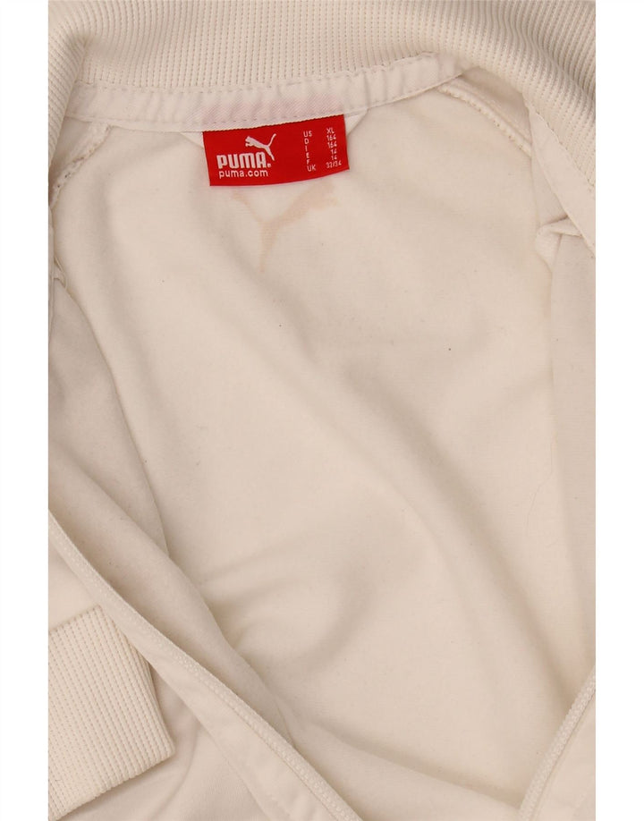 Jaqueta Puma Meninas Treino Top 13-14 Anos Branco