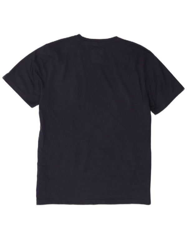 Camiseta masculina Crew Clothing Top XL azul marinho algodão
