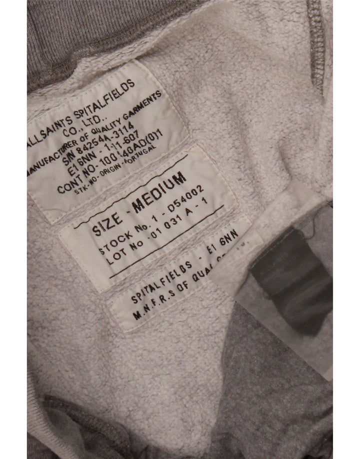 Calça de treino masculina ALL SAINTS Joggers algodão cinza médio