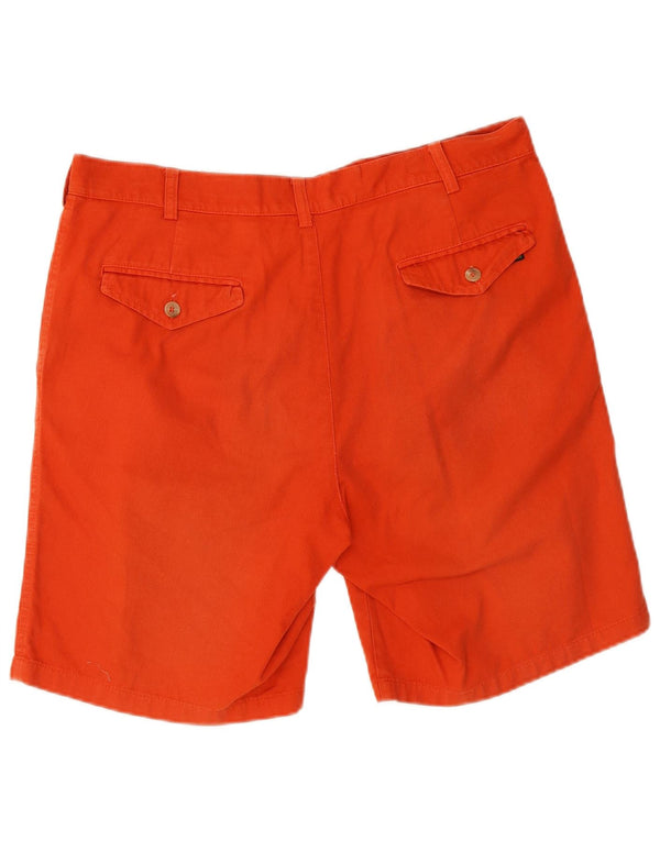 Johnny Lambs Mens Pegged Chino Shorts IT 52 XL W34 Algodão Laranja