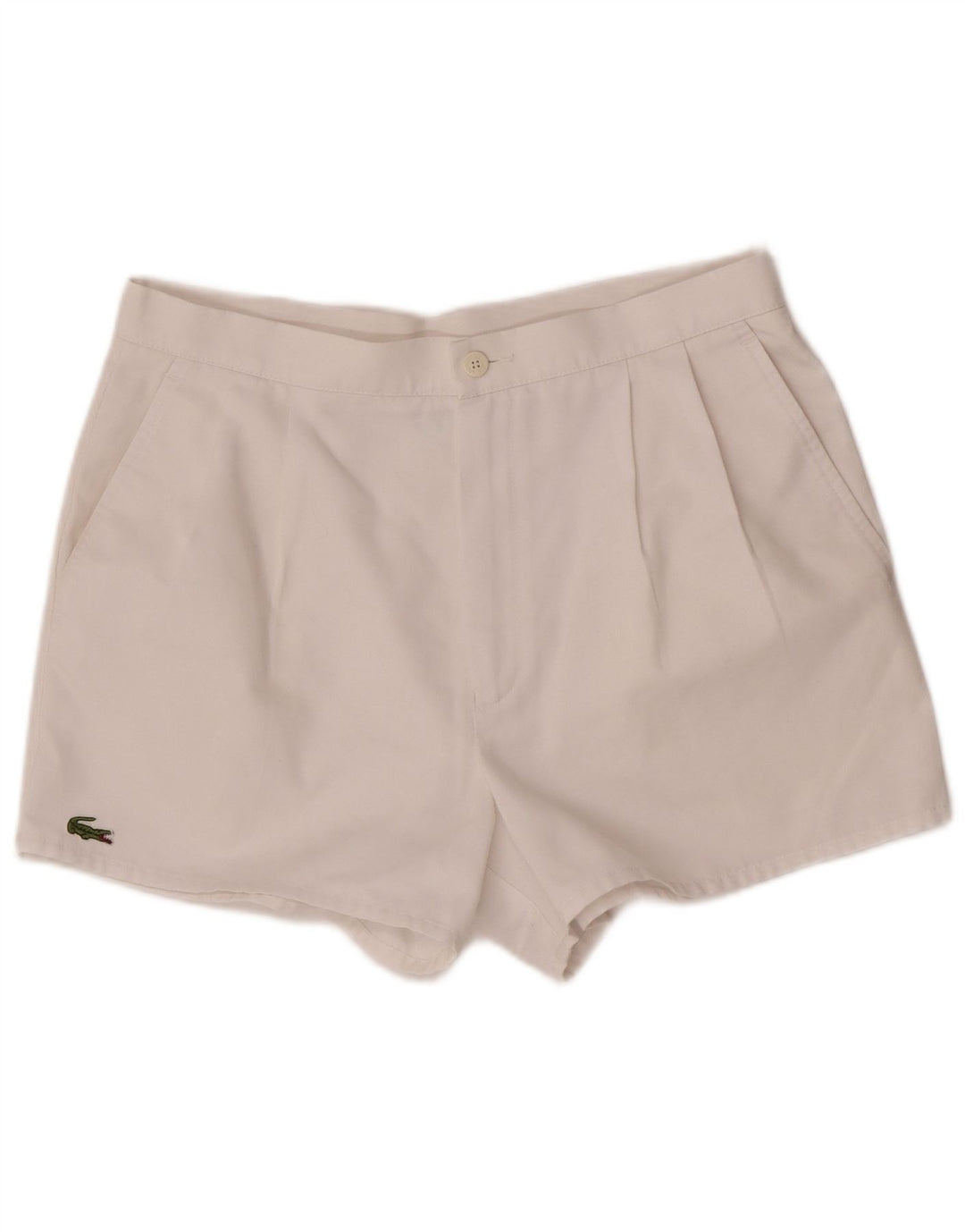 Shorts Lacoste Masculino Casual W30 Pequeno Poliéster Branco