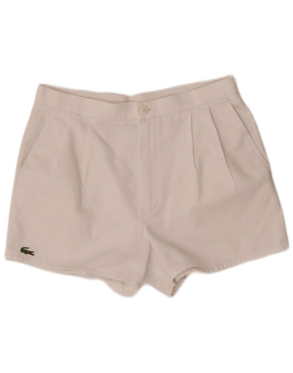 Shorts Lacoste Masculino Casual W30 Pequeno Poliéster Branco
