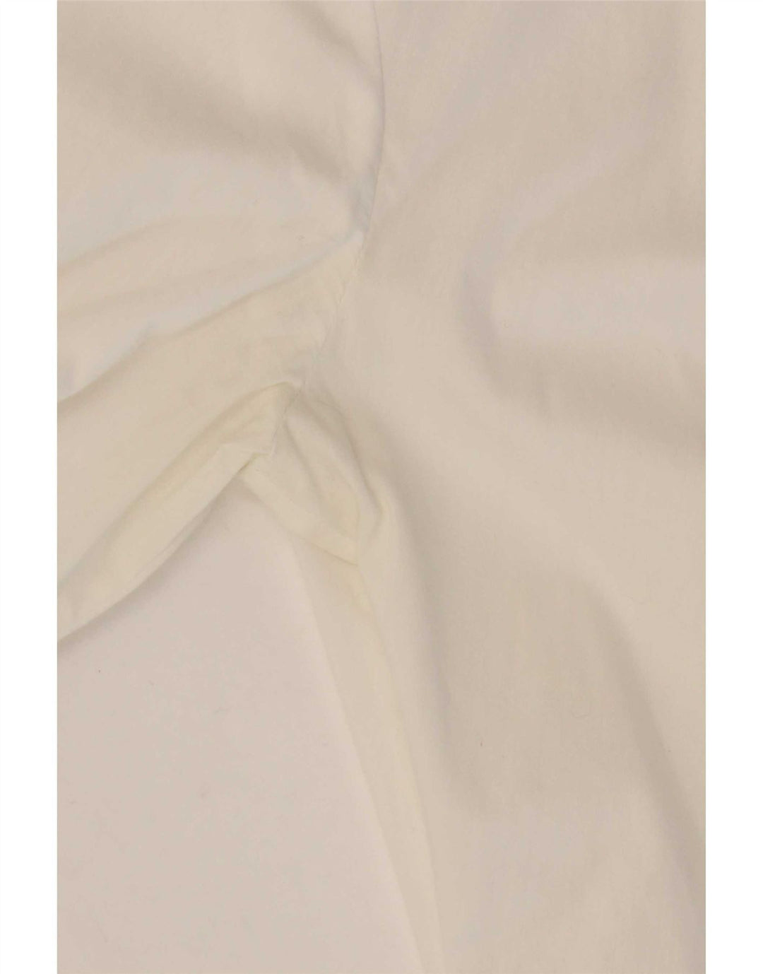 Max&Co. Blusa feminina com babado frontal UK 14 algodão branco médio
