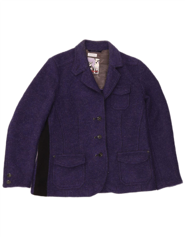 Jaqueta blazer feminina FRIEDA & FREDDIES UE 40 bloco colorido roxo médio