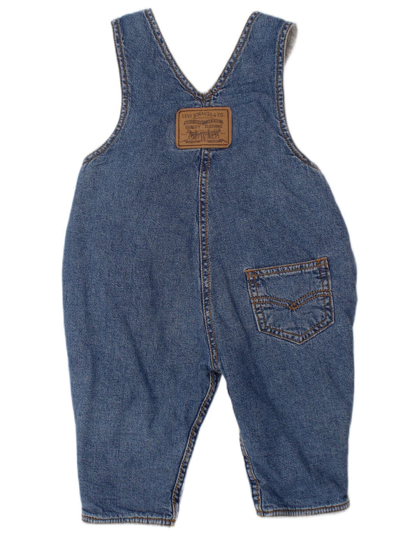 Macacão LEVI'S Baby Boys Straight Jeans 3-6 Meses W24 L8 Azul
