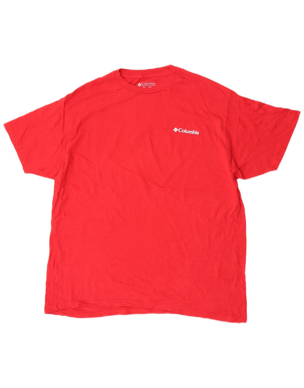 Camiseta Columbia Masculina Graphic Top XL Algodão Vermelho