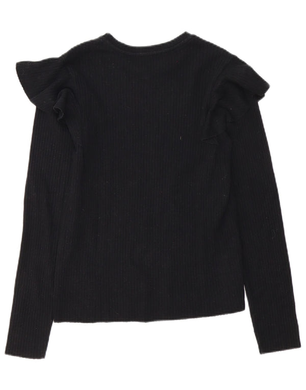 Blusa feminina Zara UK 12 médio preto