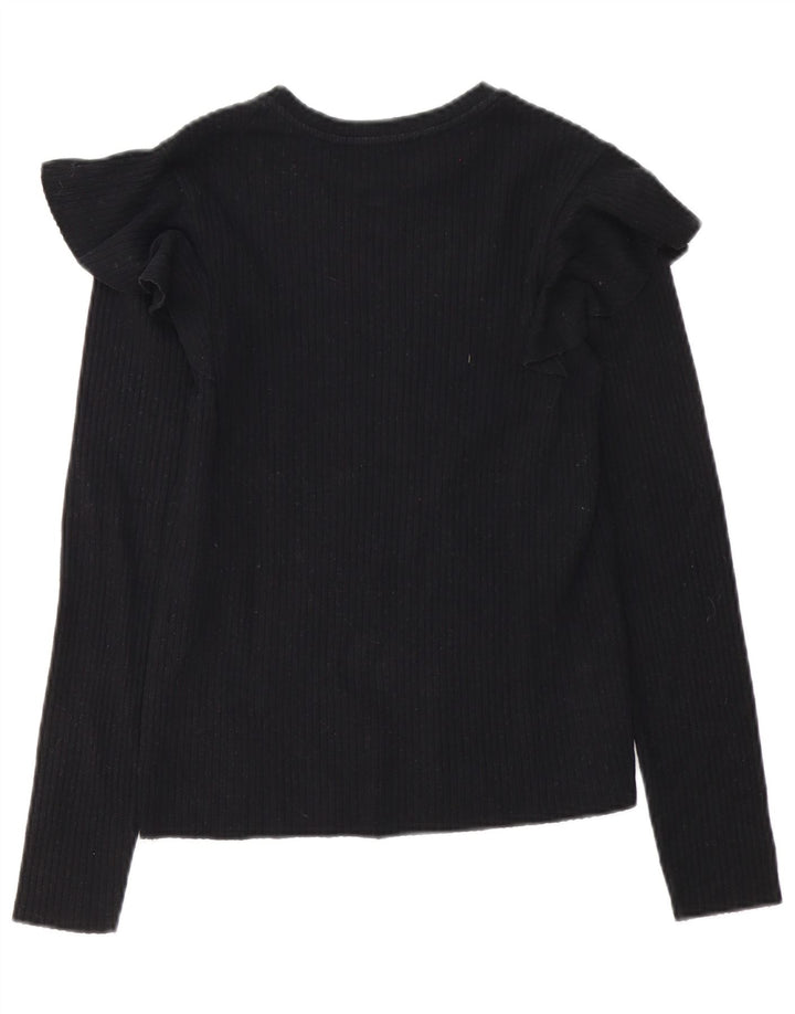 Blusa feminina Zara UK 12 médio preto