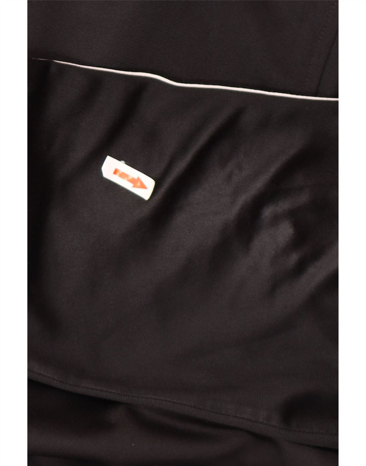 Adidas Mens Tracksuit Top Jacket UK 38/40 Médio Preto Poliéster