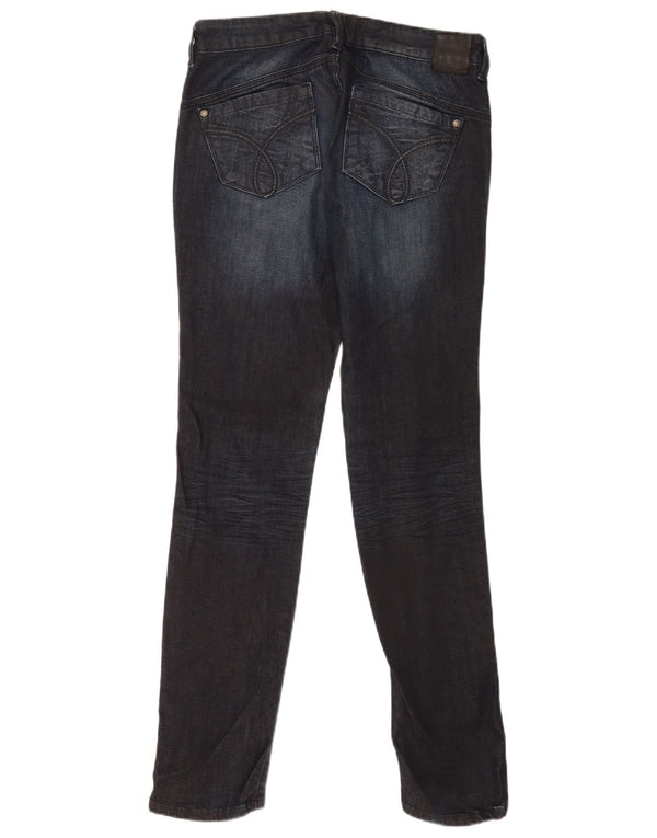 Calvin Klein Calça Jeans Feminina Body Fit Skinny W31 L33 Azul Marinho