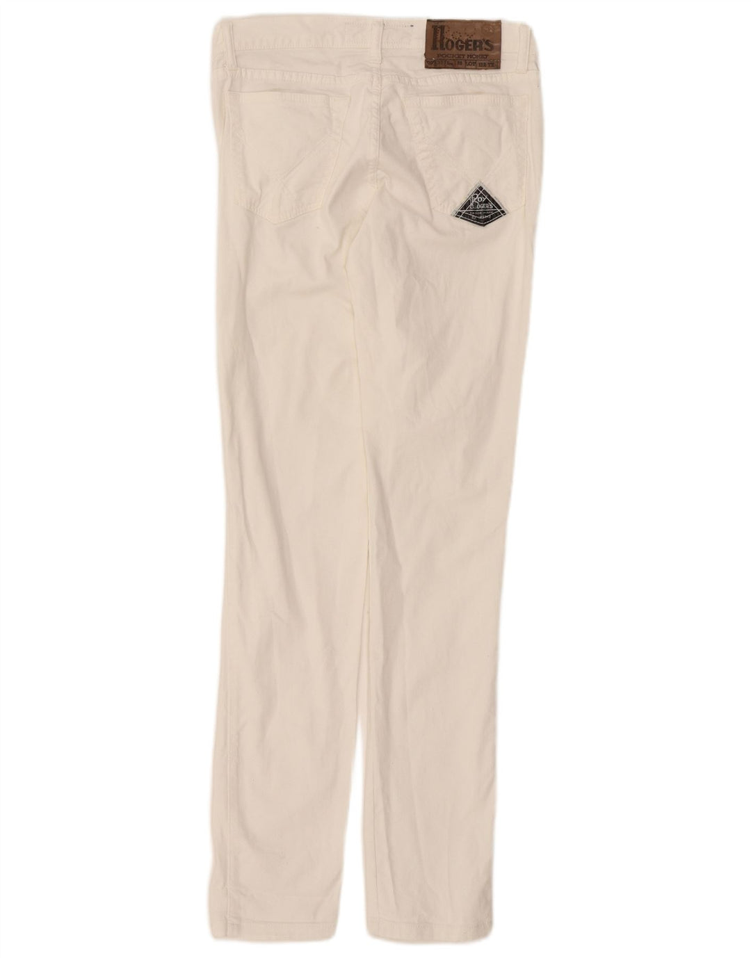 Roy Rogers Jeans feminino baixo skinny W30 L32 branco