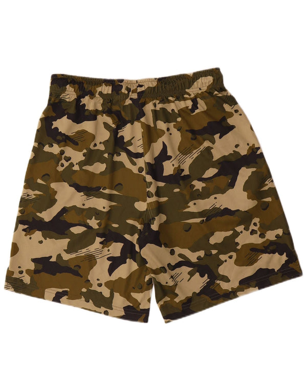Shorts esportivo masculino Nike Dri Fit grande camuflado cáqui