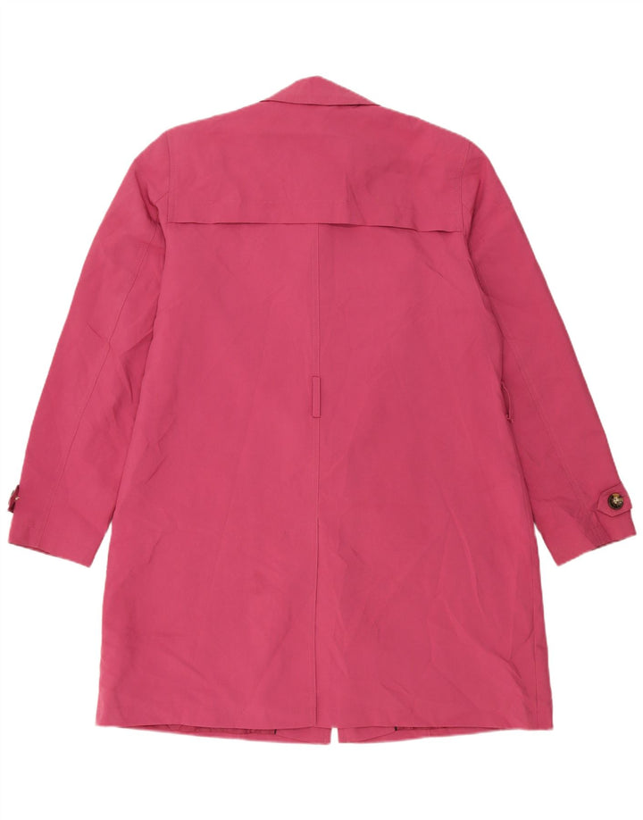 Casaco impermeável feminino Marks & Spencer Reino Unido 16 grande poliéster rosa