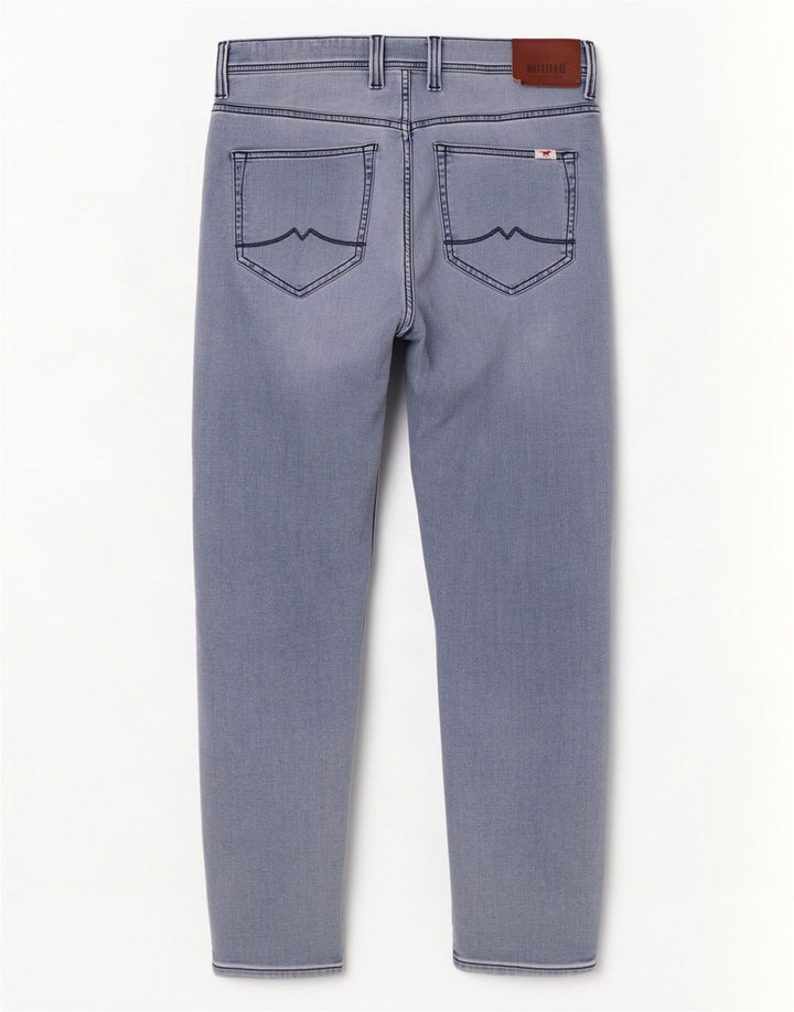 Jeans masculinos Mustang Oregon cônicos W34 L32 azul