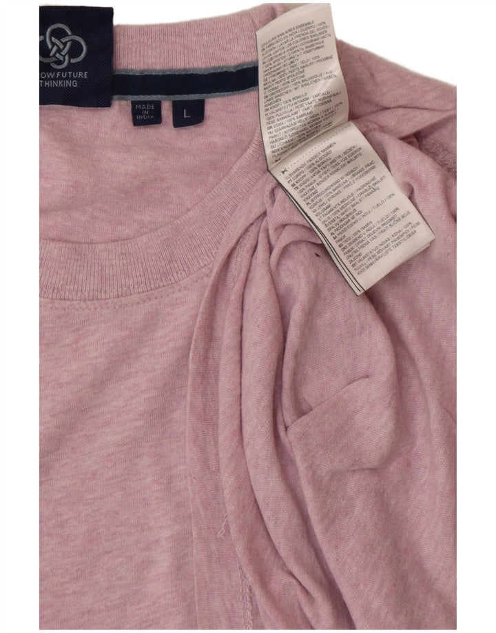 Camiseta masculina SUPERDRY grande algodão rosa