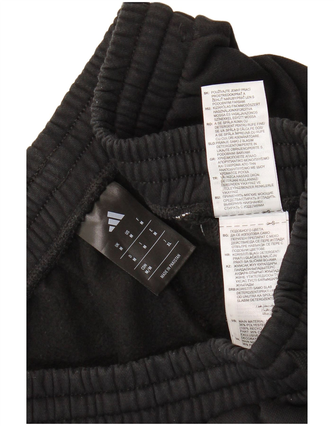 Adidas Mens Treino Calças Joggers Médio Algodão Preto