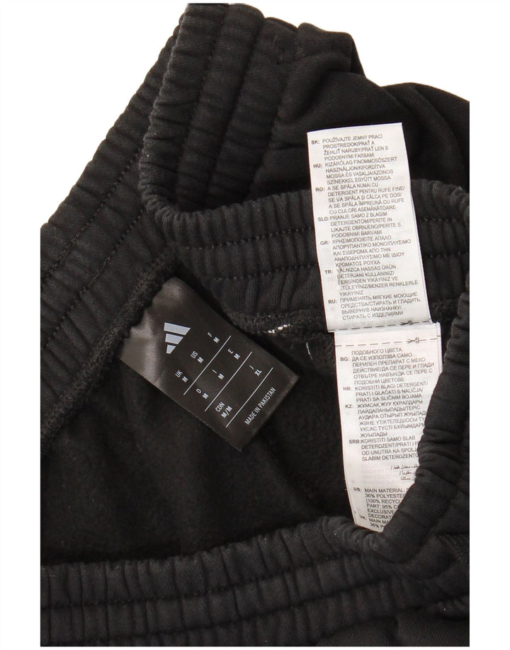 Adidas Mens Treino Calças Joggers Médio Algodão Preto
