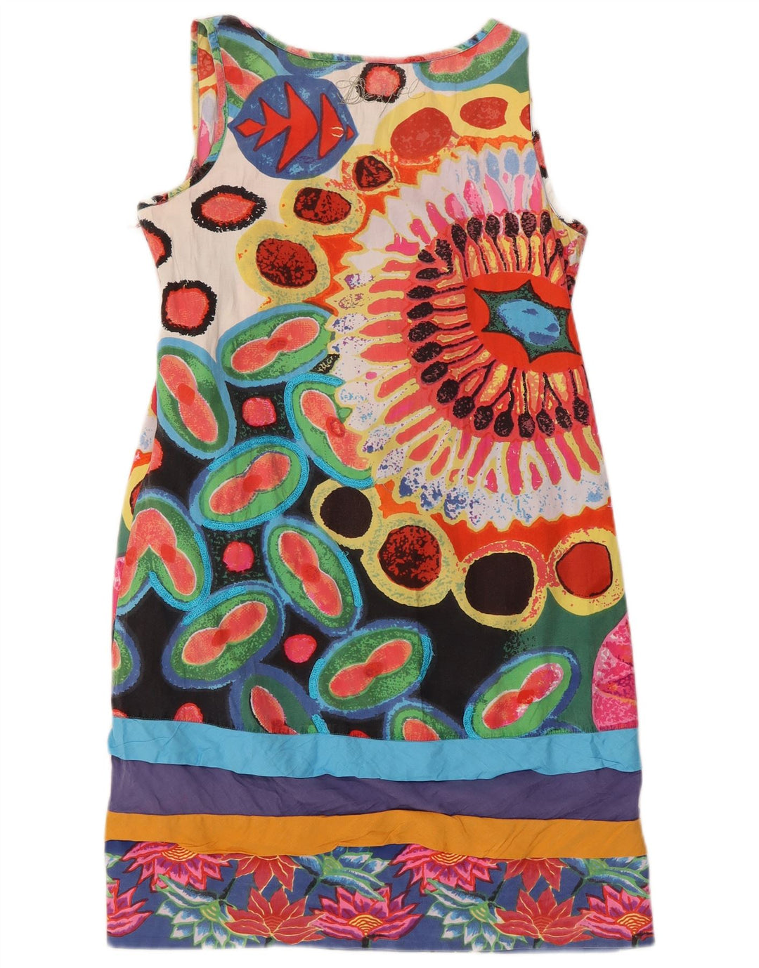 Vestido feminino Desigual Graphic Shift EU 40 Médio Multicolorido Floral