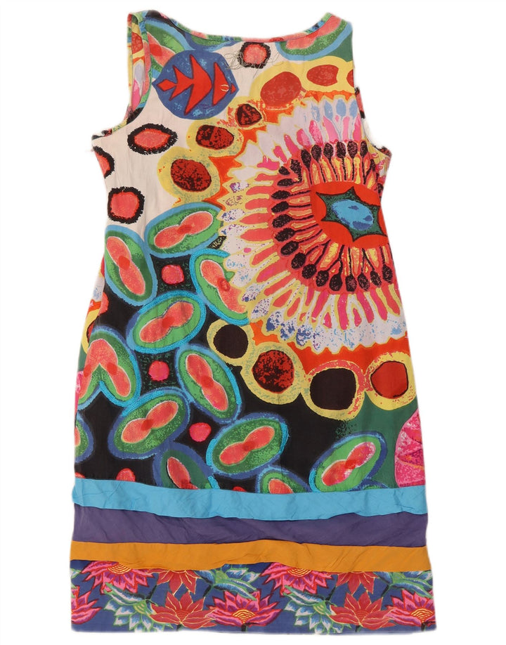 Vestido feminino Desigual Graphic Shift EU 40 Médio Multicolorido Floral
