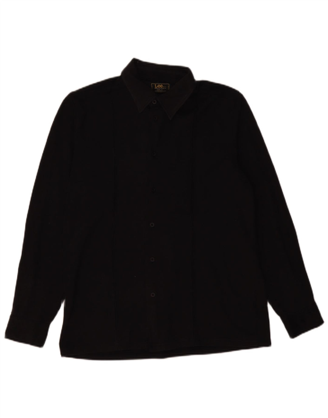 Camisa masculina LEE grande poliéster preto