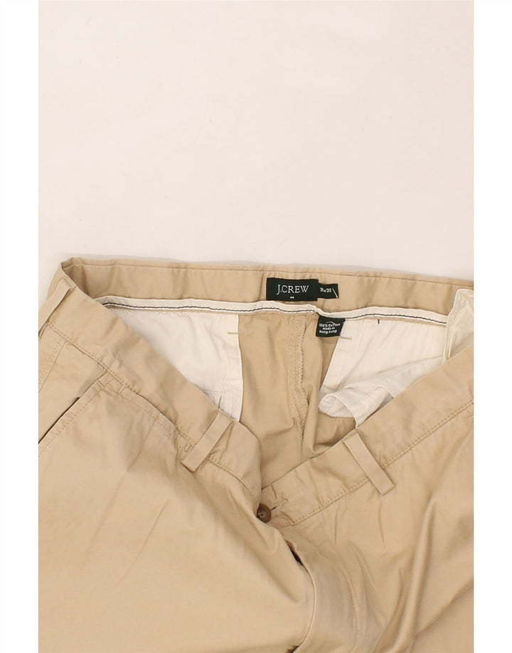 J. CREW Mens Straight Chino Trousers W35 L32 Beige Cotton Vintage J. Crew and Second-Hand J. Crew from Messina Hembry 