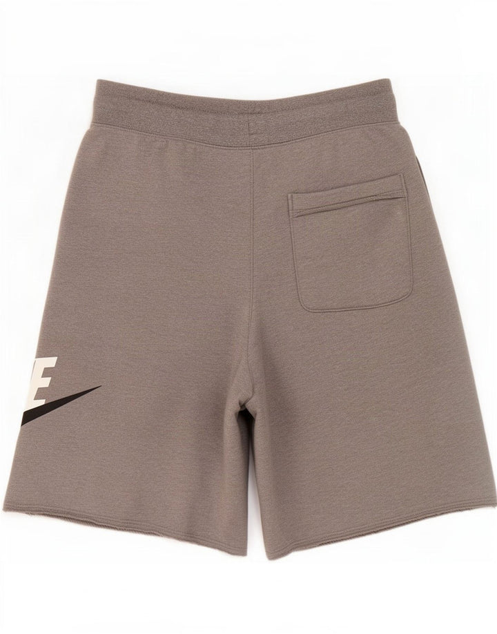 Shorts esportivos gráficos masculinos Nike pequeno algodão cinza