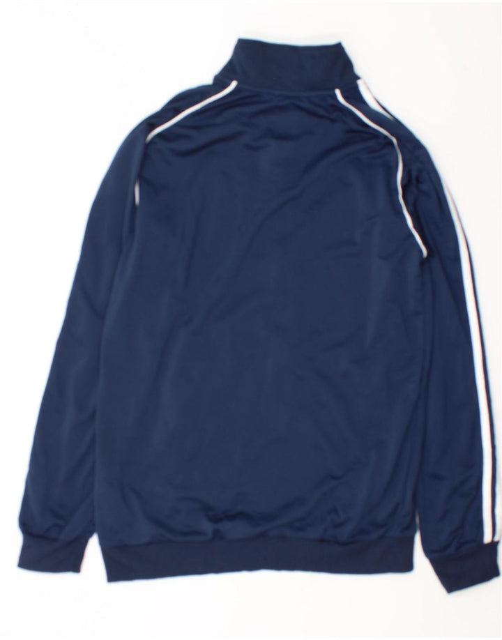 Adidas Mens Spartans Graphic Tracksuit Top Jaqueta Pequena Azul Marinho Poliéster