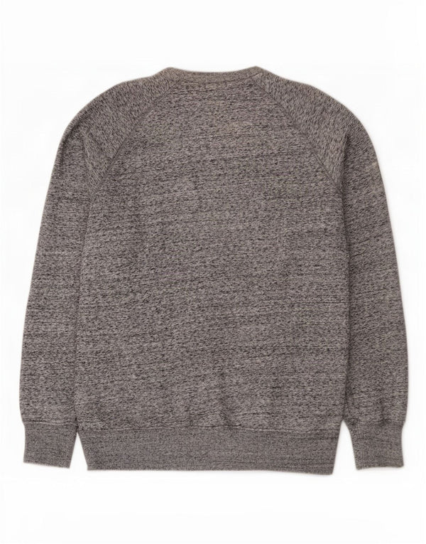 Superdry Jaqueta masculina de agasalho 2XL algodão manchado cinza