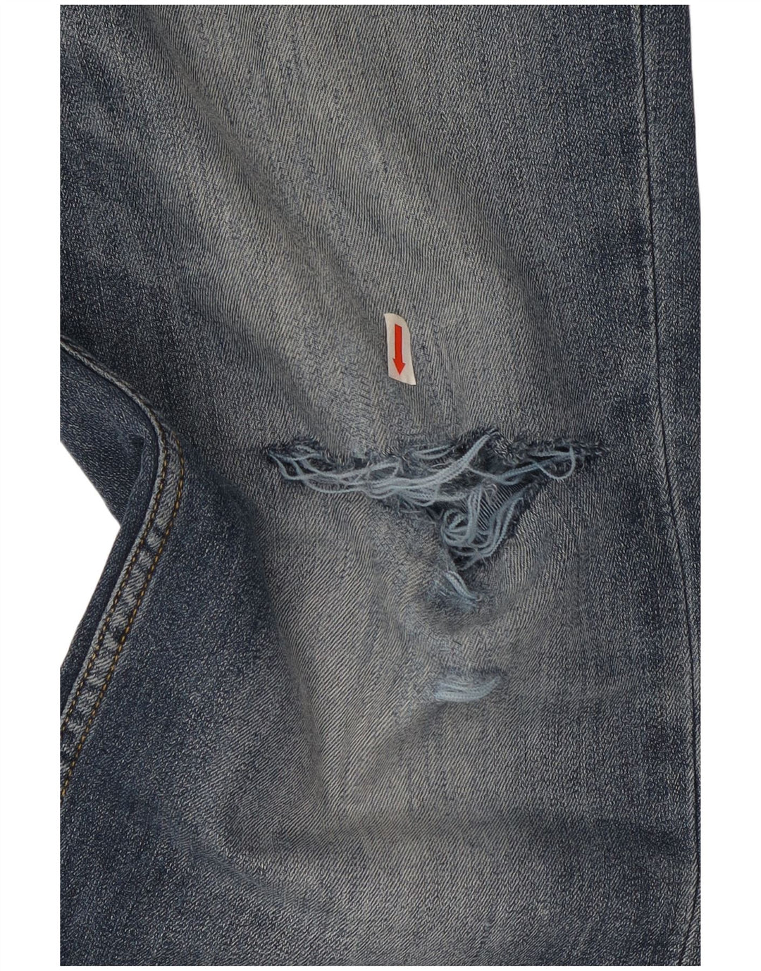 Lee Mens Brooklyn Straight Jeans W36 L34 Azul Algodão