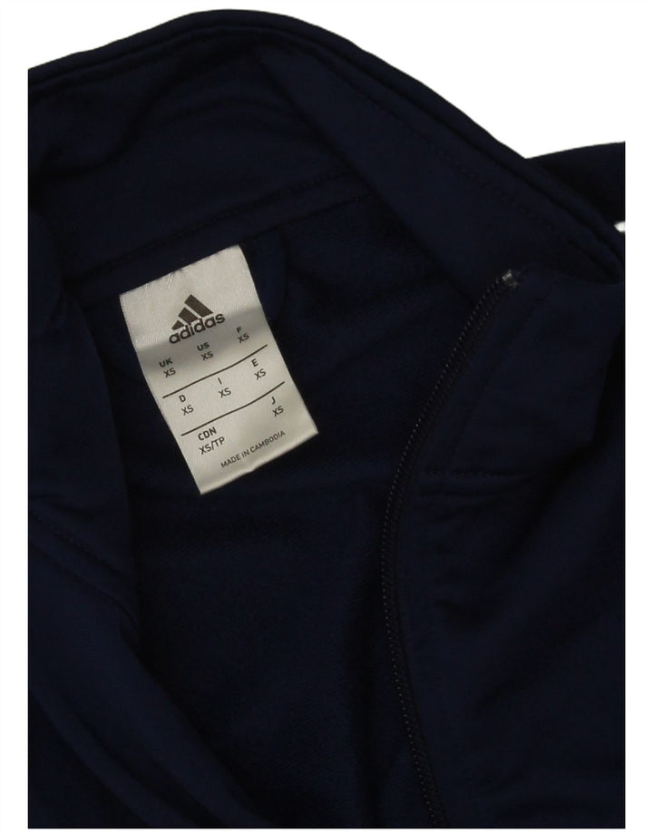 Adidas Mens Tracksuit Top Jacket XS Azul Marinho Poliéster
